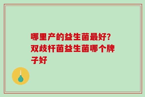 哪里产的益生菌好?双歧杆菌益生菌哪个牌子好 哪里产的益生菌好?双歧杆菌益生菌哪个牌子好