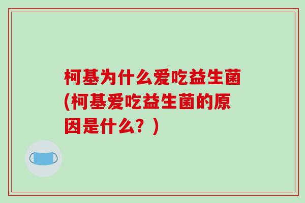 柯基为什么爱吃益生菌(柯基爱吃益生菌的原因是什么?) 柯基为什么爱吃益生菌(柯基爱吃益生菌的原因是什么?)