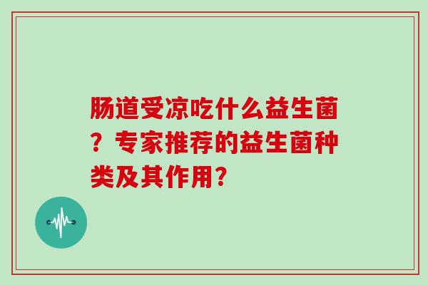 肠道受凉吃什么益生菌？专家推荐的益生菌种类及其作用？