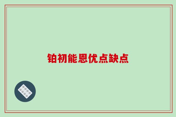 铂初能恩优点缺点