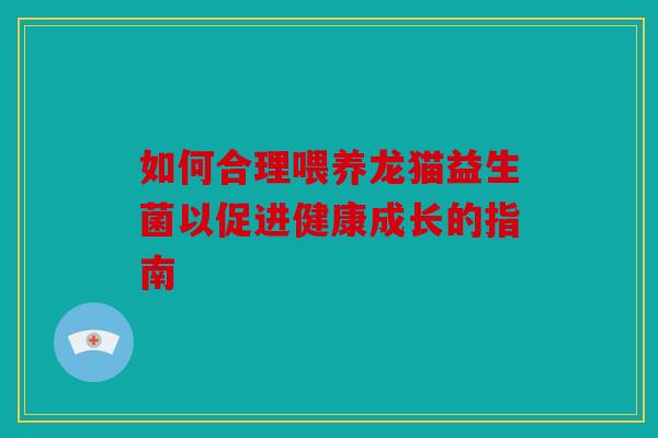 如何合理喂养龙猫益生菌以促进健康成长的指南 如何合理喂养龙猫益生菌以促进健康成长的指南