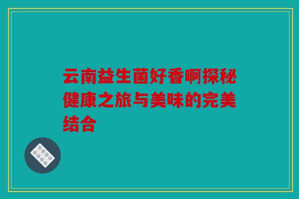 云南益生菌好香啊探秘健康之旅与美味的完美结合